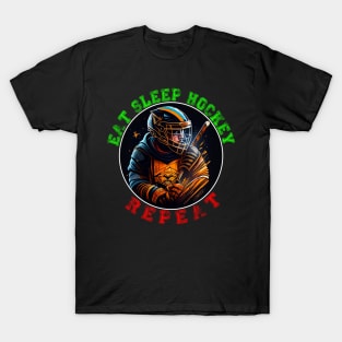 EAT SLEEP HOCKEY REPEAT T-Shirt